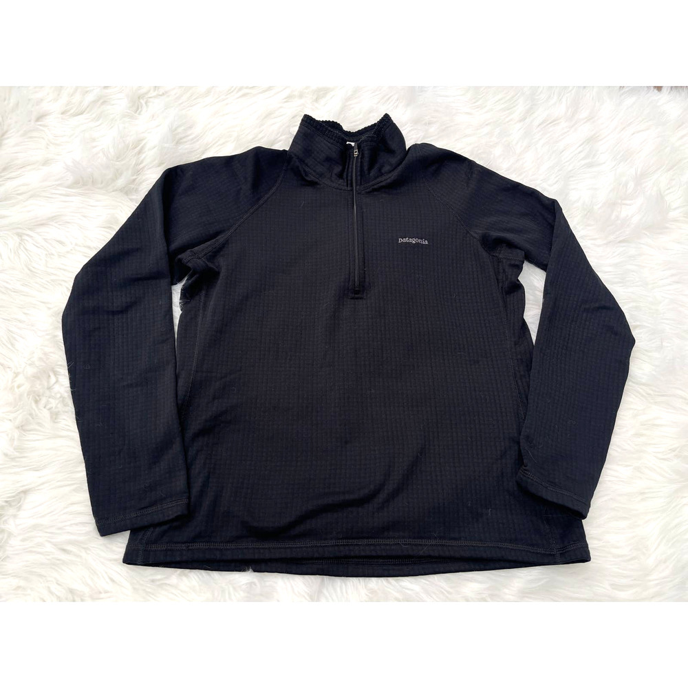 Patagonia R1 Fleece Pullover 1/2 Half Zip Sz L Polartec Sweater Jacket